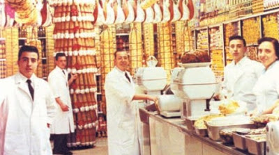 The Sbarro family gathered in a delicatessen